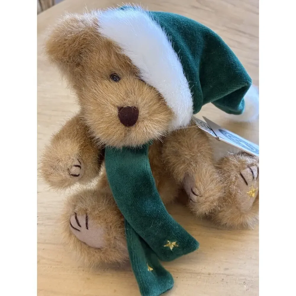 VTG Boyds Bear Christmas Santa Comet Star Jointed Stuffed Plush Y2K 2000 Fuzzy